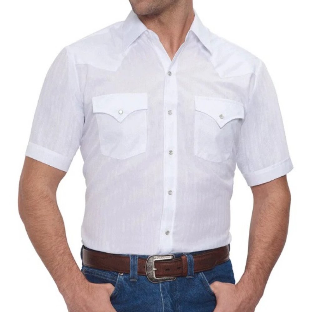 Mens Western Shirt by Ely Plains - Picture 2 of 15